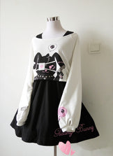Cute Kawaii Bunny Two-Piece Dress SE10089 – SANRENSE