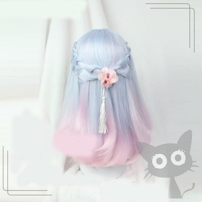 Japanese kawaii cosplay gradient lolita wigs