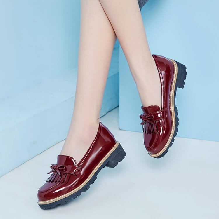Tassel Bow Student Shoes SE21821