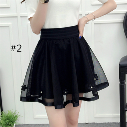 Black Tall Waist Tutu Skirt SE10043