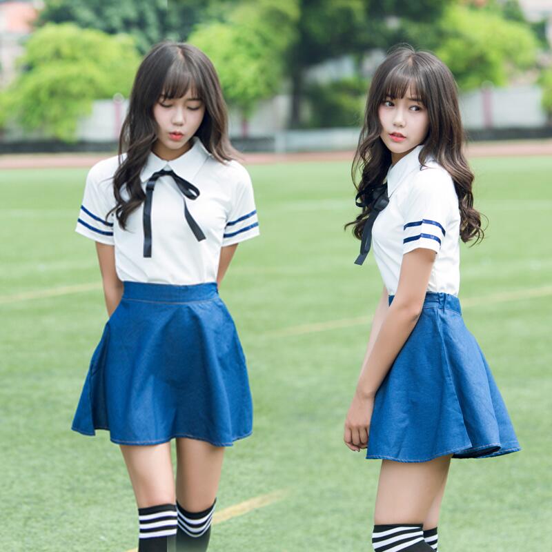 Japanese Students Shirt + Skirt Two-Piece Outfit SE7604