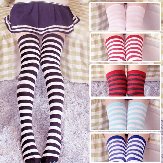 Kawaii stripes stockings SE8931