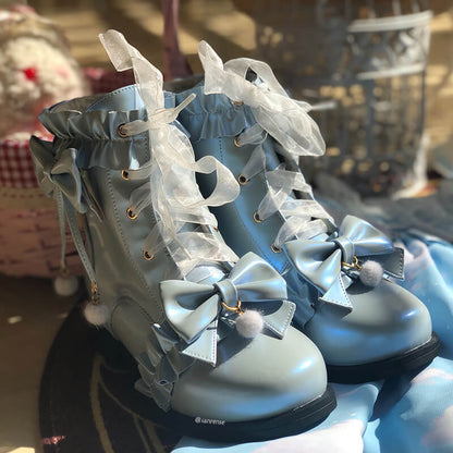 Bow Lolita Boots SE21353