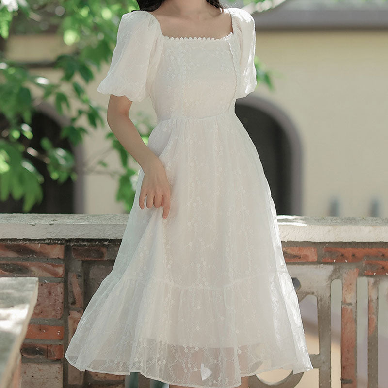 White Flower Dress SE22271