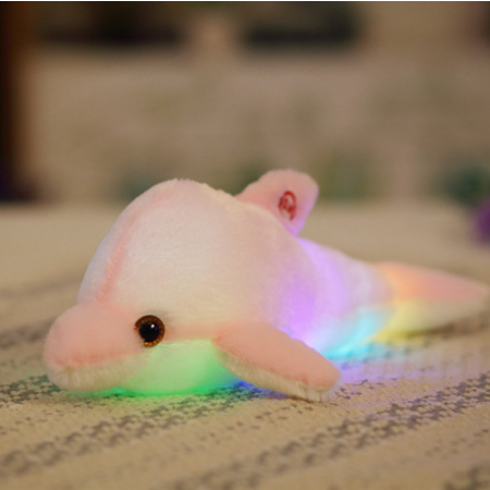 Cute Kawaii Cartoon Dolphins Luminous Hold Pillow SE4228