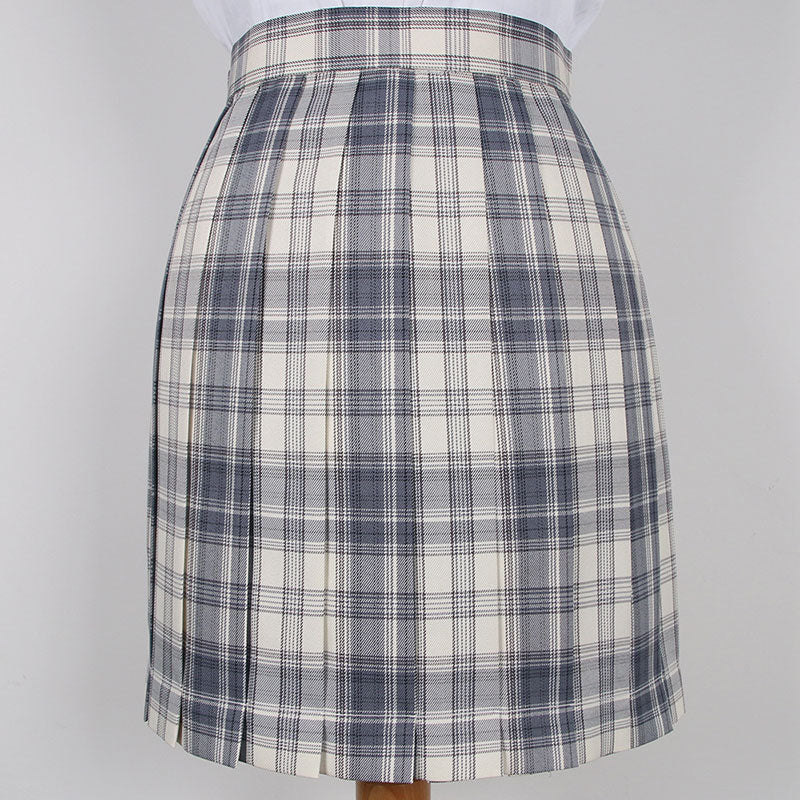 JK Plaid Pleated Skirt SE22551