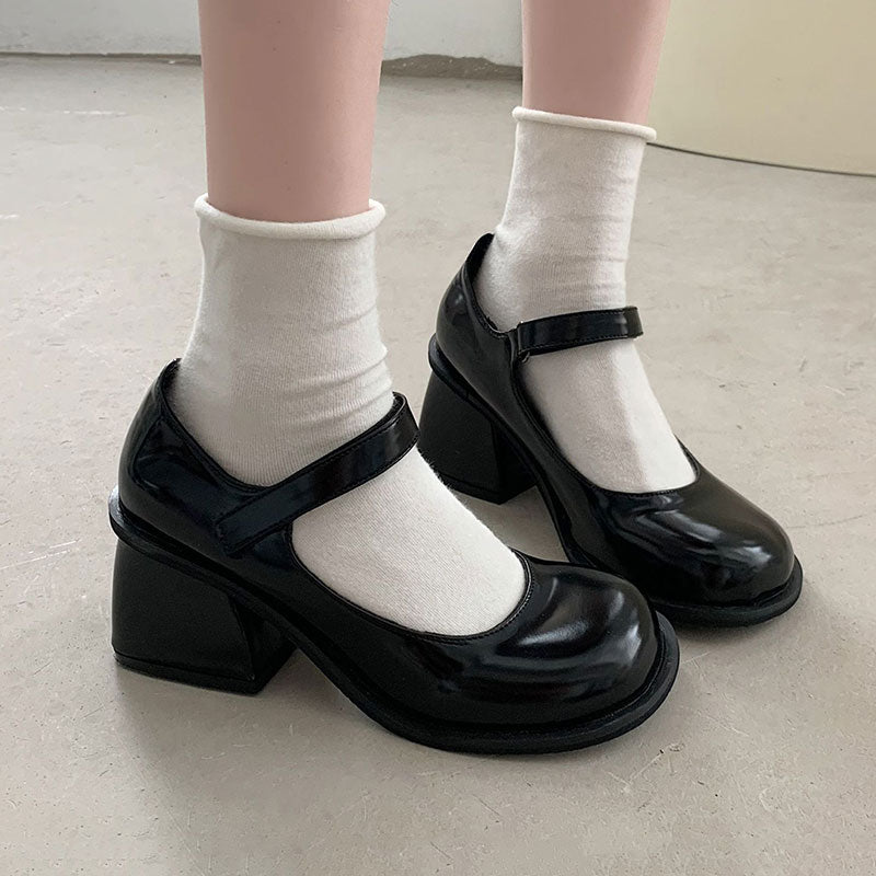 Black Heels Shoes SE22549