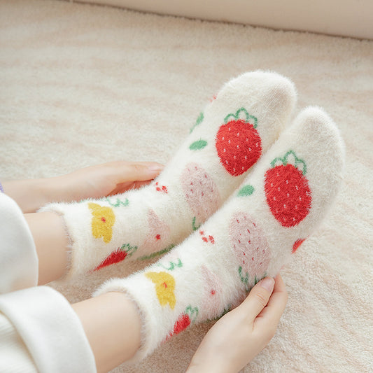 Strawberry Warm Socks SE22022