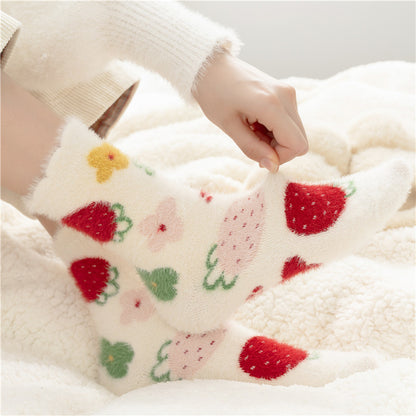 Strawberry Warm Socks SE22022
